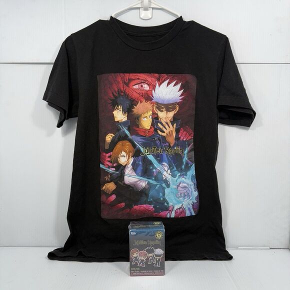 Buy One Get One Free Funko Mystery Mini Jujutsu Kaisen New And Small Tee Shirt - Picture 1 of 15